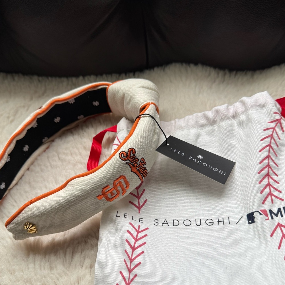 Lele Sadoughi San Francisco Giants NEW Headband - Picture 4 of 4
